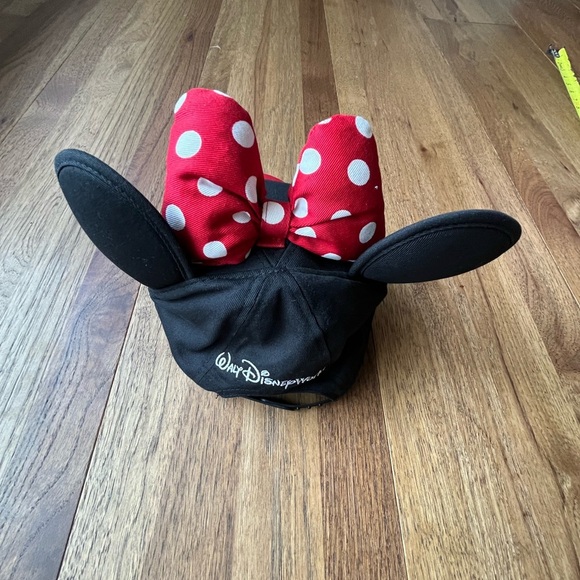 Walt‎ Disneyworld Minnie Mouse Kid’s Ballcap Hat Ears Vacation Hpliday Cartoon - Picture 3 of 9